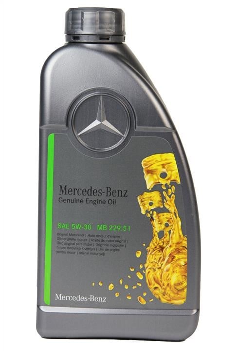 Mercedes Моторна олива Mercedes MB 229.51 5W-30, 1л – ціна 594 UAH