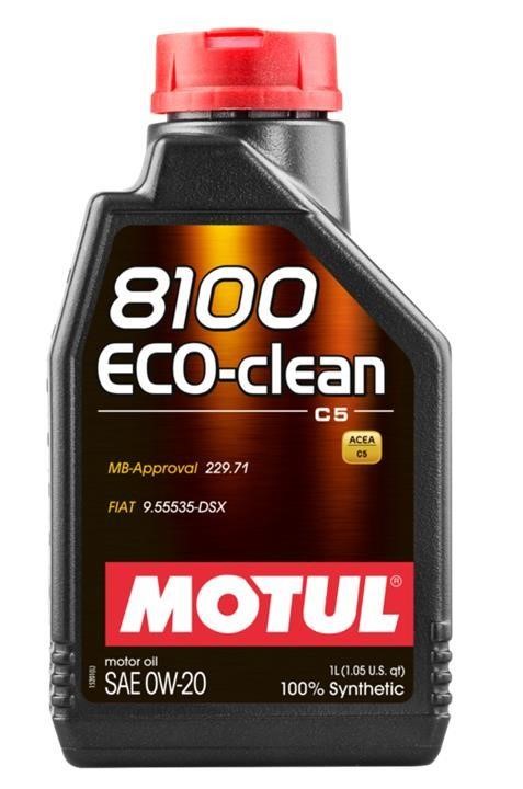 0W208100ECOCLEAN1L Motul Моторна олива Motul 8100 Eco-Clean 0W-20, 1л