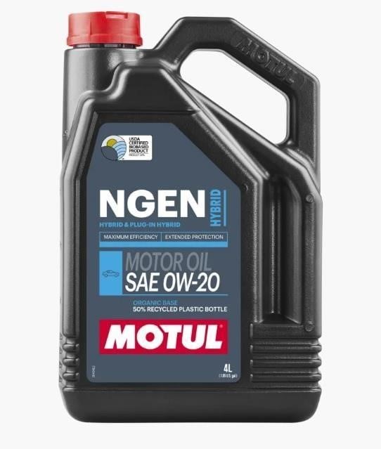 0W20NGENHYBRID4L Motul Моторное масло Motul NGEN Hybrid 0W-20, 4л