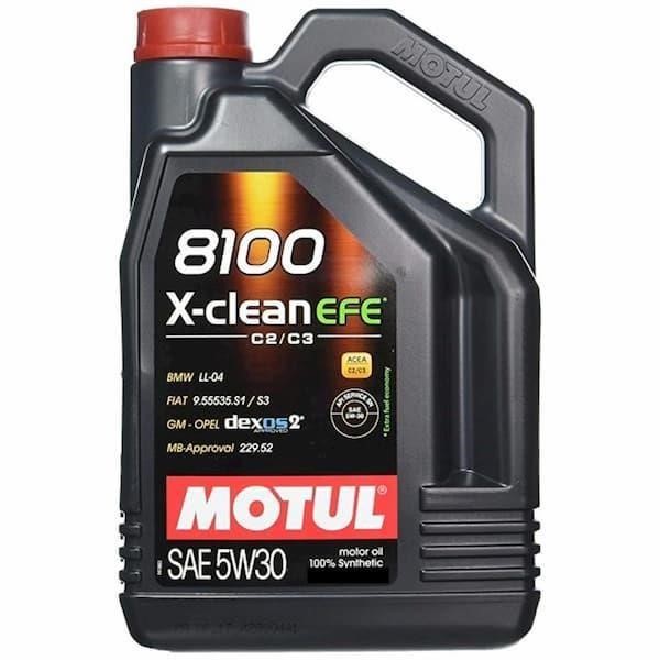 Автозапчастини Смарт: 5W308100XCLEANEFE4L Motul Моторна олива Motul 8100 X-CLEAN EFE 5W-30, 4л