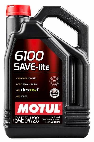 5W206100SAVELITE4L Motul Моторна олива Motul 6100 SAVE-LITE 5W-20, 4л