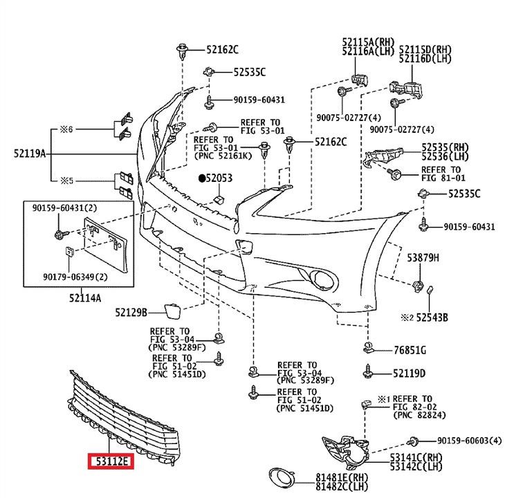 Купить Toyota 53112-30400 по низкой цене в Украине!