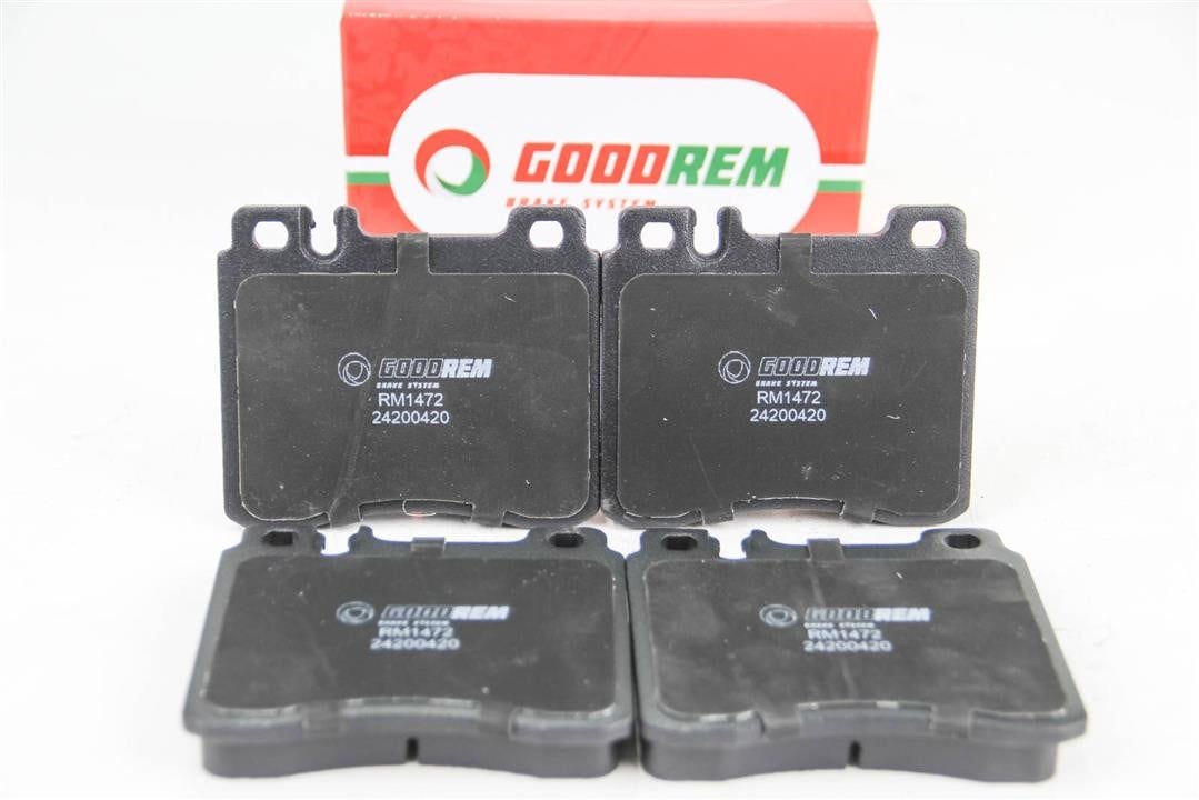 RM1472 Goodrem Тормозные колодки дисковые передние, комплект