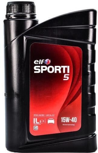 15W40SP5A3B31L Elf Олива моторна ELF SPORTI 5 A3/B3 15W-40, 1л