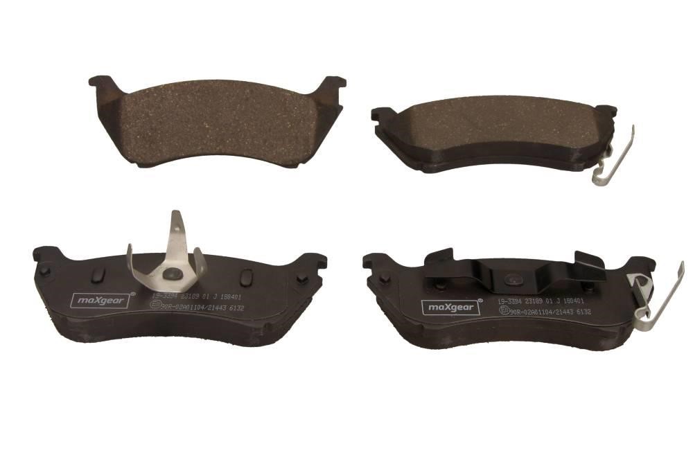 193394 Maxgear Тормозные колодки дисковые задние, комплект