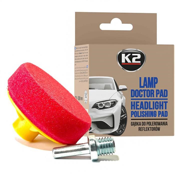 K533 K2 Губка для полірування фар K2 Lamp Doctor Pad, 80мм