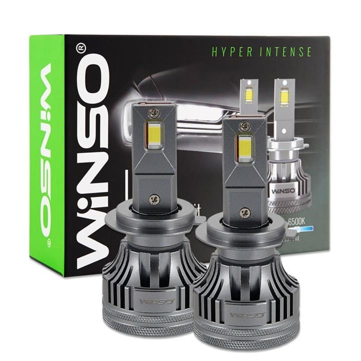 797700 Winso Лампы светодиодные комплект LED H7 12/24V 90Вт 7000Лм 6500K CSP3970