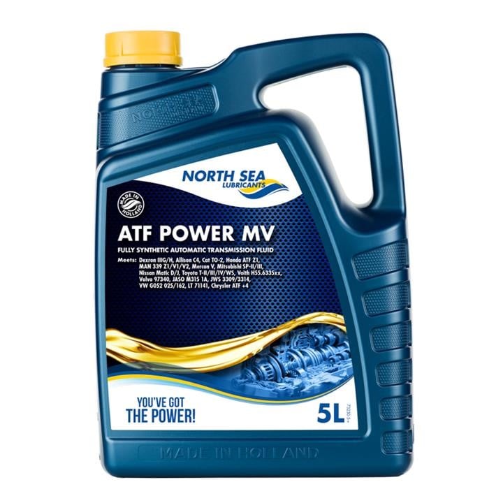 73235 North Sea Lubricants Масло трансмиссионное North Sea Lubricants ATF POWER MV, 5 л