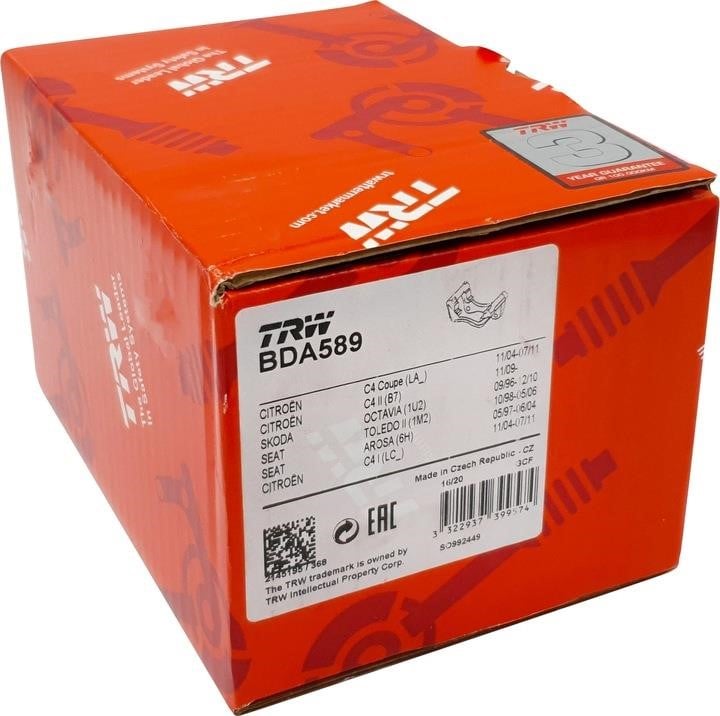 Скоба суппорта TRW BDA589