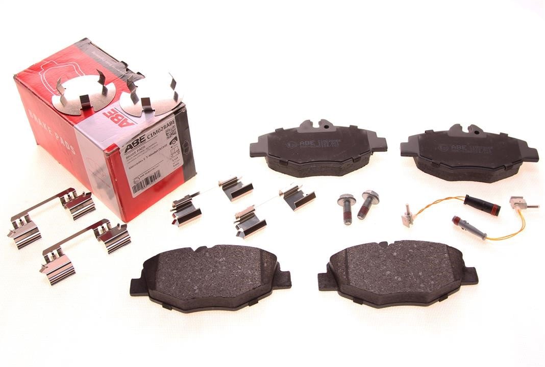 Тормозные колодки дисковые передние, комплект ABE C1M028ABE