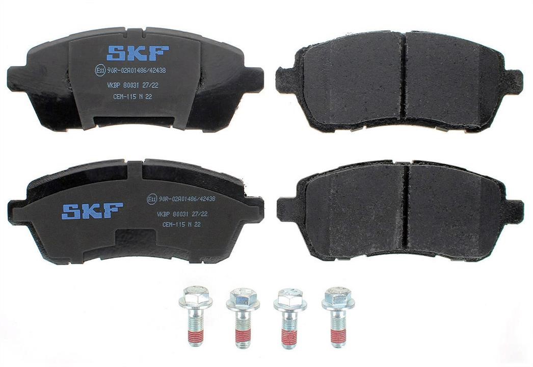 VKBP80031 SKF Тормозные колодки дисковые, комплект