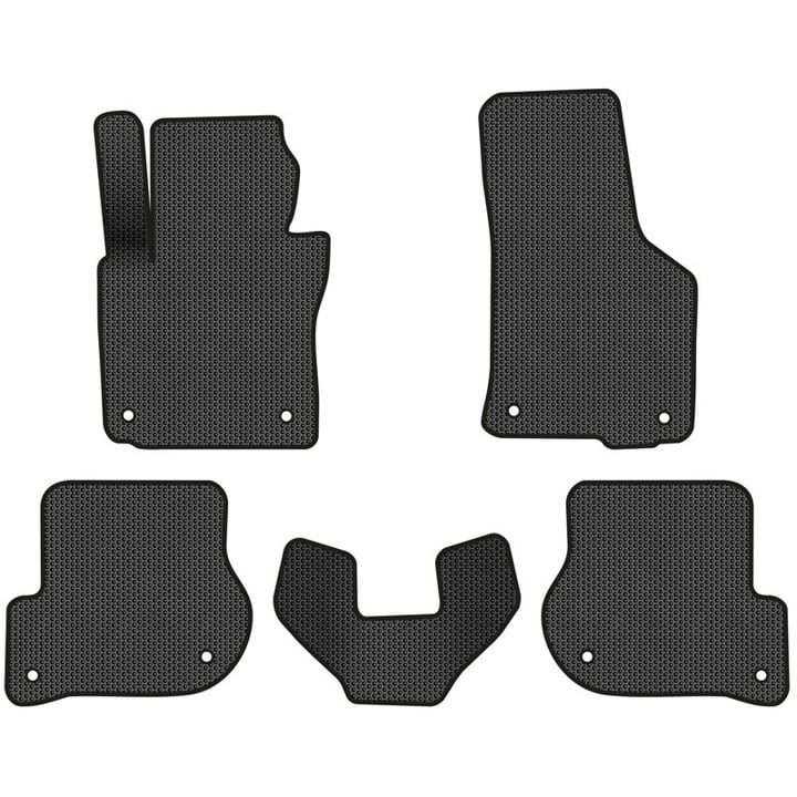 SK12151CV5AV8SBB EVAtech Коврики в салон EVAtech передние для Octavia A5 (AT, 8 clips) Skoda 2004-2013 2 поколение, комби EU