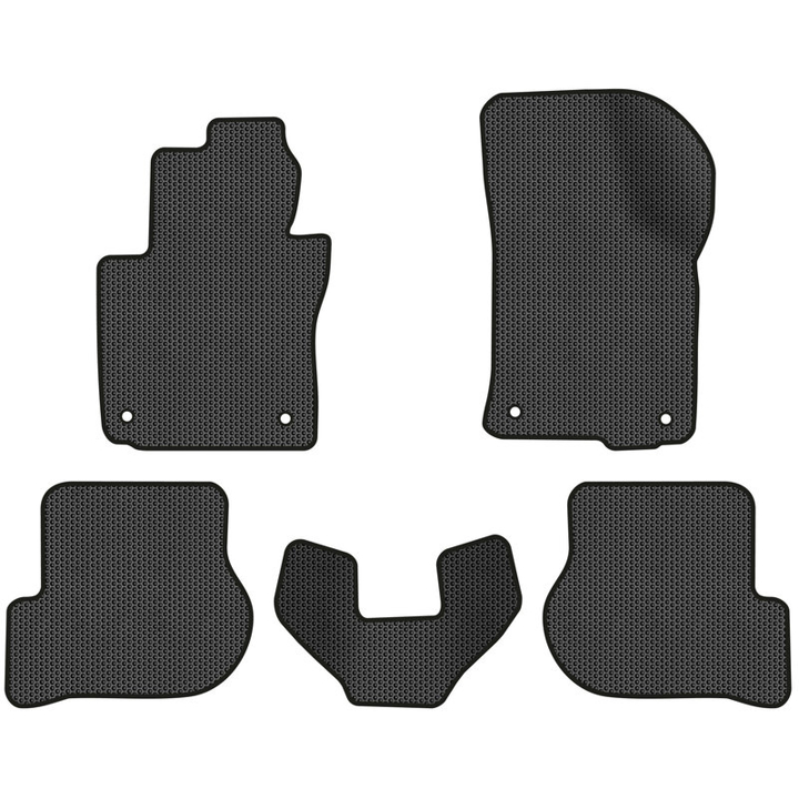 SK12153CB5AV4SBB EVAtech Коврики в салон EVAtech передние для Octavia A5 (MT, 4 clips) Skoda 2004-2013 2 поколение, комби EU