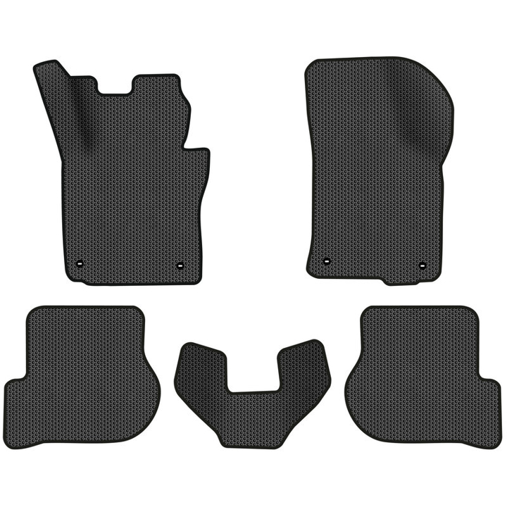 SK12163CD5TL4SBB EVAtech Килимки в салон EVAtech передні для Octavia A5 (MT, 4 clips) Skoda 2004-2013 2 покоління, ліфтбек EU