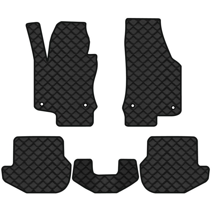 VW1810CV5AV4BBB EVAtech Коврики в салон EVAtech ECO из экокожи для Eos Volkswagen 2006-2015 1 поколение, кабриолет USA
