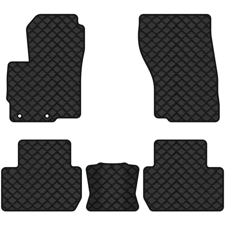 MT3180CB5AV2BBB EVAtech Коврики в салон EVAtech ECO из экокожи для Outlander 5 seats Mitsubishi 2013 3 поколение, SUV EU