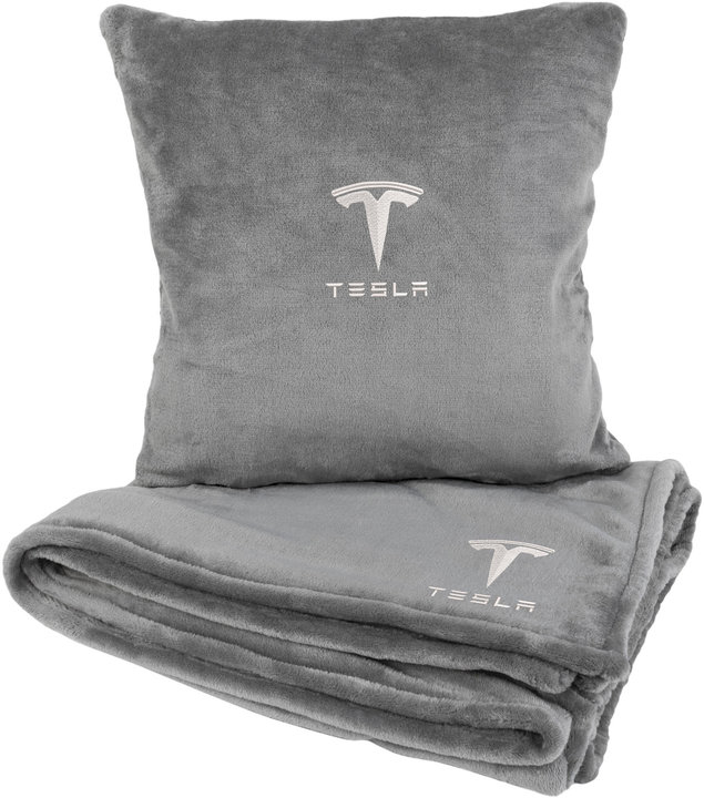 MBLMPSMGV040 EVAtech Подушка та плед в авто із махри M для Tesla