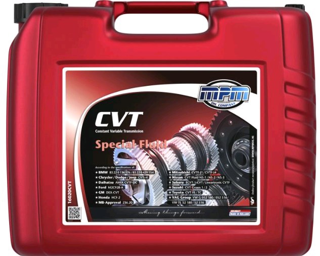 16020CVT MPM Oil Трансмісійна олива MPM CVT SPECIAL, 20л