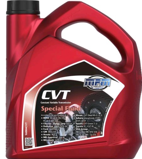 16004CVT MPM Oil Трансмісійна олива MPM CVT SPECIAL, 4л