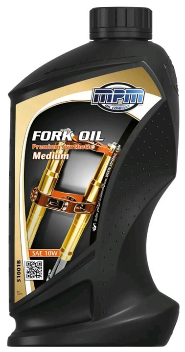 51001B MPM Oil Вилочное масло MPM 2T MOTORCYCLE FORK OIL MEDIUM 10W, 1л