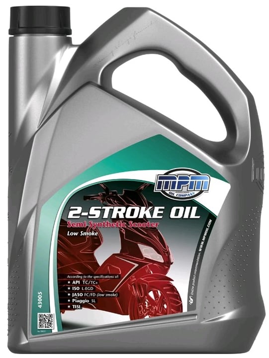 43005 MPM Oil Моторное масло MPM 2T SEMI SYNTHETIC SCOOTER SELFMIX OIL, 5л