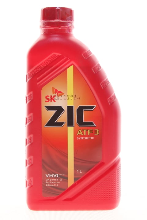 132632 ZIC Трансмиссионное масло ZIC ATF III, 1 л