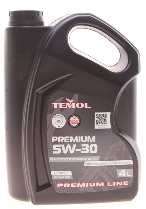 TP5W304L TEMOL Моторное масло TEMOL Premium 5W-30, 4л