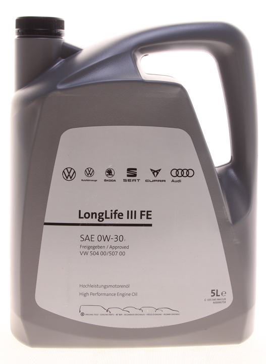GS55545M4 VAG Моторна олива VAG LongLife III FE 0W-30, 5л