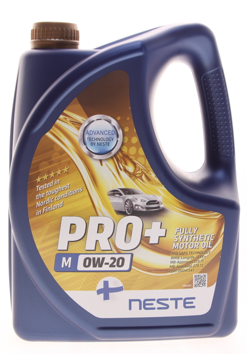 Моторна олива NESTE PRO+ M 0W-20, 4л Neste 118645 - відгуки