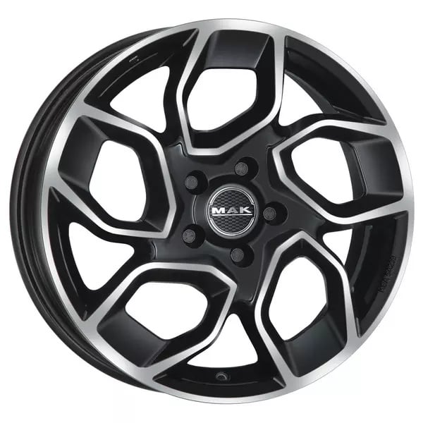 F6560ESBM57IR5 MAK Диск колеса легкосплавний MAK Wheels EXPRESS 6,5x16 5x120 ET57 DIA64,1 BLACK MIRROR