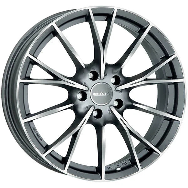 F8080FKQM30WSX MAK Диск Колёсный Легкосплавный MAK Wheels FABRIK 8x18 5x112 ET30 DIA66,6 GUN MET MIRROR FACE