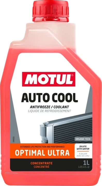 112629 Motul Концентрат антифризу MOTUL Auto Cool Optimal Ultra G12/G12+ Рожевий, 1 л