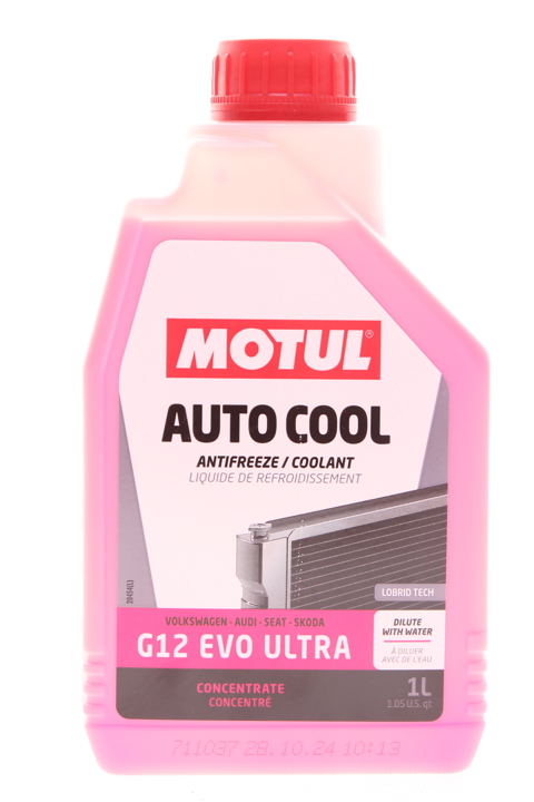 112643 Motul Концентрат антифризу MOTUL Auto Cool G12 Evo Ultra Рожевий, 1 л