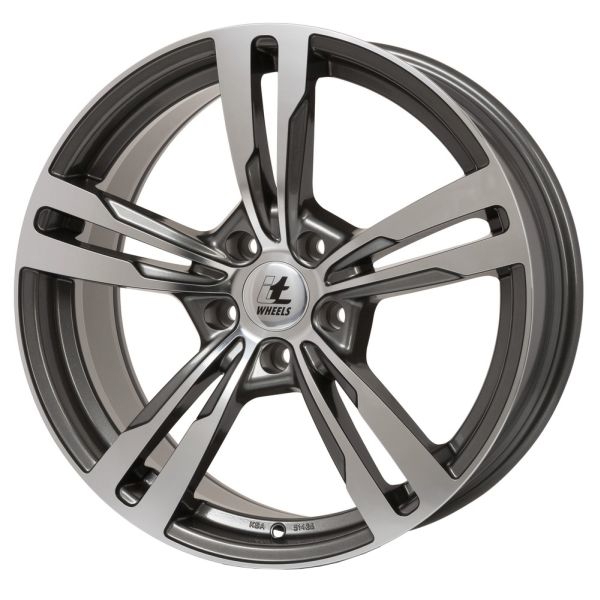 ITW4702311 itWheels Диск Колёсный Легкосплавный itWheels 9,5x21 5x108 ET35 DIA63,4 Gloss anthracite polished