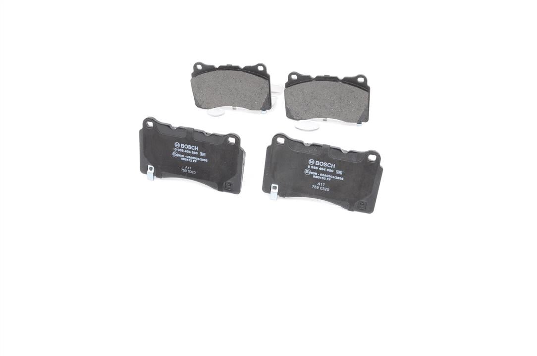 Тормозные колодки дисковые, комплект Bosch 0 986 494 880