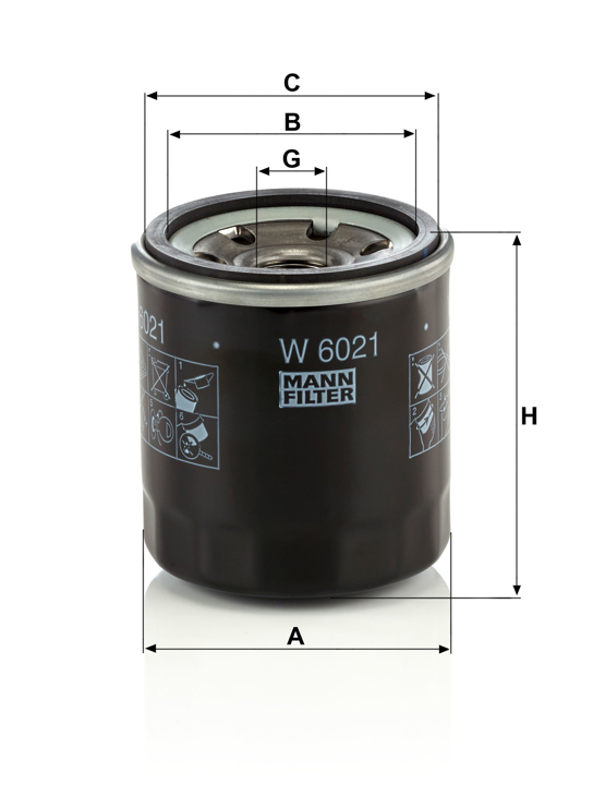Купить Mann-Filter W 6021 по низкой цене в Украине!