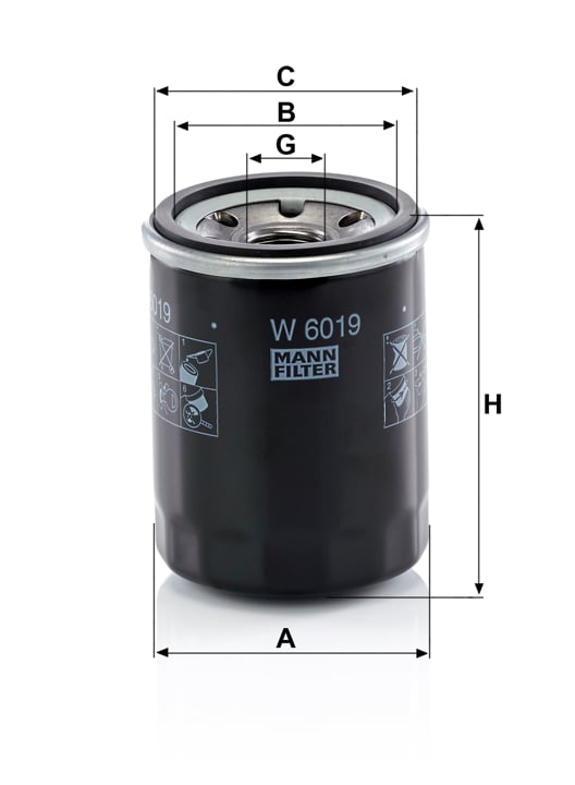 Купить Mann-Filter W 6019 по низкой цене в Украине!