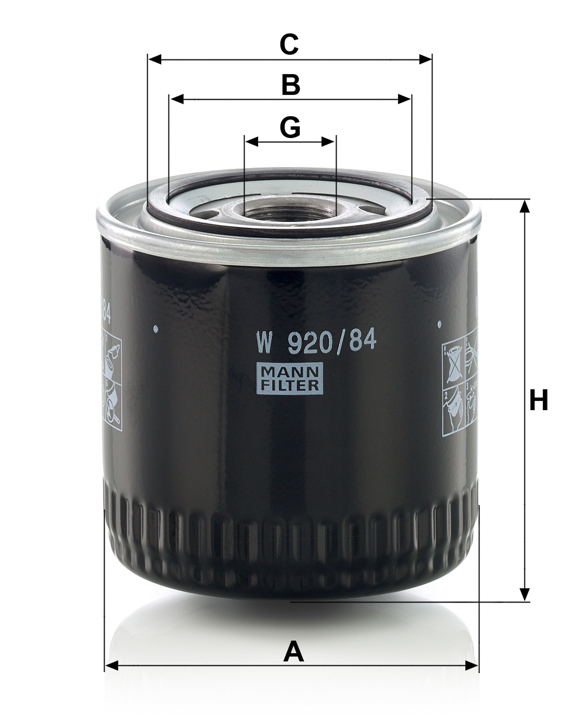 Купить Mann-Filter W 920/84 по низкой цене в Украине!