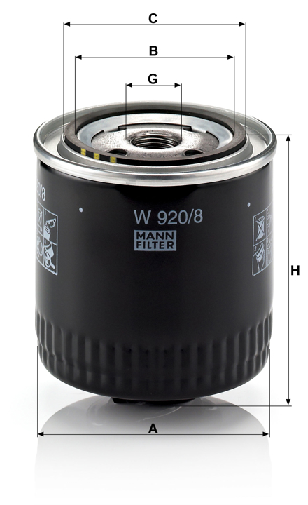 Купить Mann-Filter W 920/8 по низкой цене в Украине!