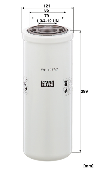 Купить Mann-Filter WH12572 – отличная цена на EXIST.UA!