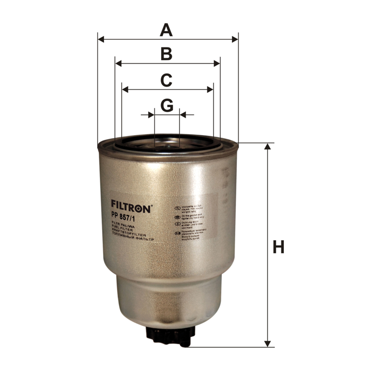 Купити Filtron PP 857/1 за низькою ціною в Україні!