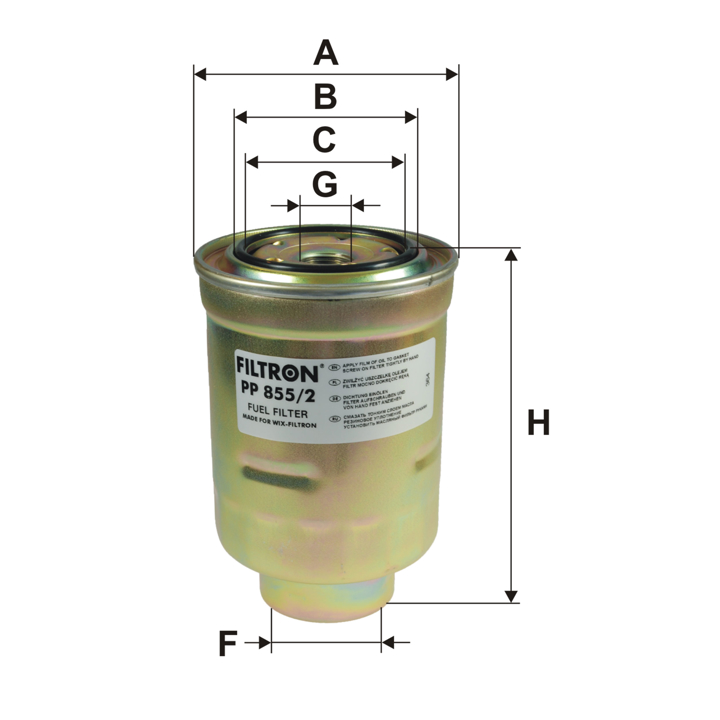 Купить Filtron PP 855/2 по низкой цене в Украине!
