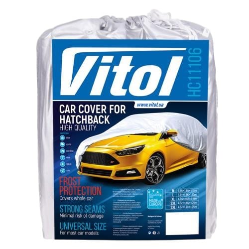 HC111064XL Vitol Чехол для автомобиля Vitol Polyester, 4XL, Hatchback