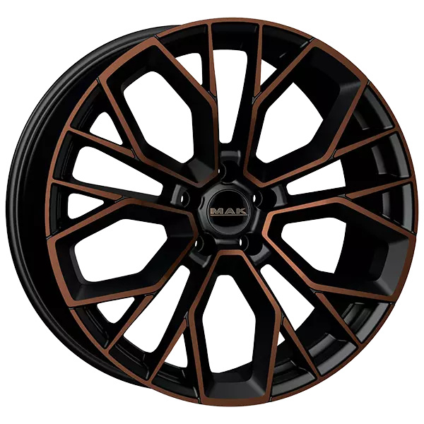 F8590TSBB40WS4 MAK Диск Колёсный Легкосплавный MAK Wheels STILO 8,5x19 5x112 ET40 DIA66,45 BLACK & BRONZE