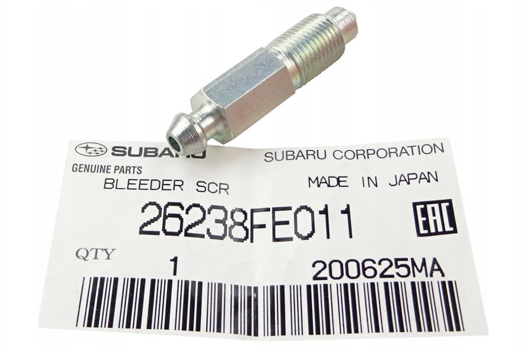 26238FE011 Subaru Штуцер для прокачування гальмівної системи