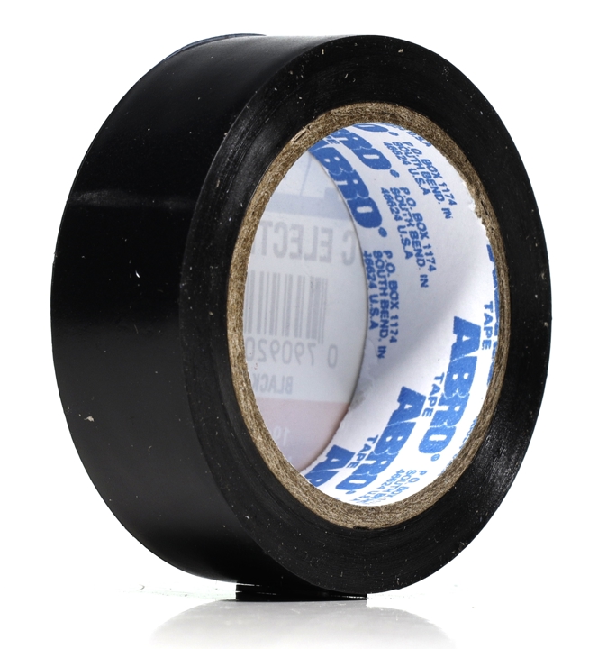 Ізоляційна стрічка ABRO чорна Abro ET-912-18-10-BLK