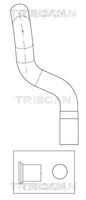 851616022 Triscan Гидравлический шланг, рулевое управление