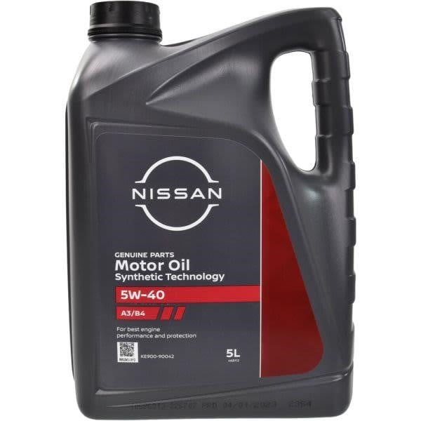 KE90090042 Nissan Моторное масло Nissan Motor Oil ST A3/B4 5W-40, 5л