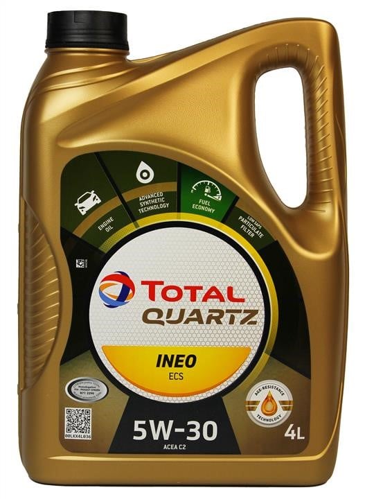 5W30QINEOECS4L Total Моторное масло Total QUARTZ INEO ECS 5W-30, 4л
