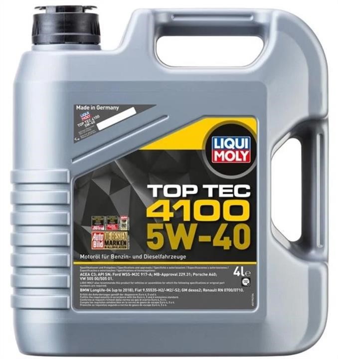 7547 Liqui Moly Моторное масло Liqui Moly Top Tec 4100 5W-40, 4л